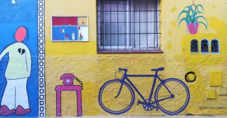 Mural s/t - Foto - Mural urbano realizado por Gonzalo Prieto