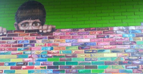 Mural s/t - Foto - Mural urbano realizado por Darío Coronda